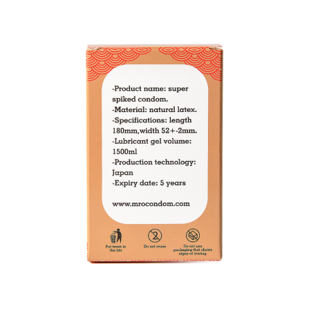 Bao cao su MR.O Super spikes and gel - siêu kích thích